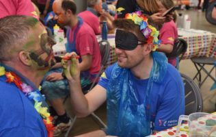 Blindfolded Face Painting